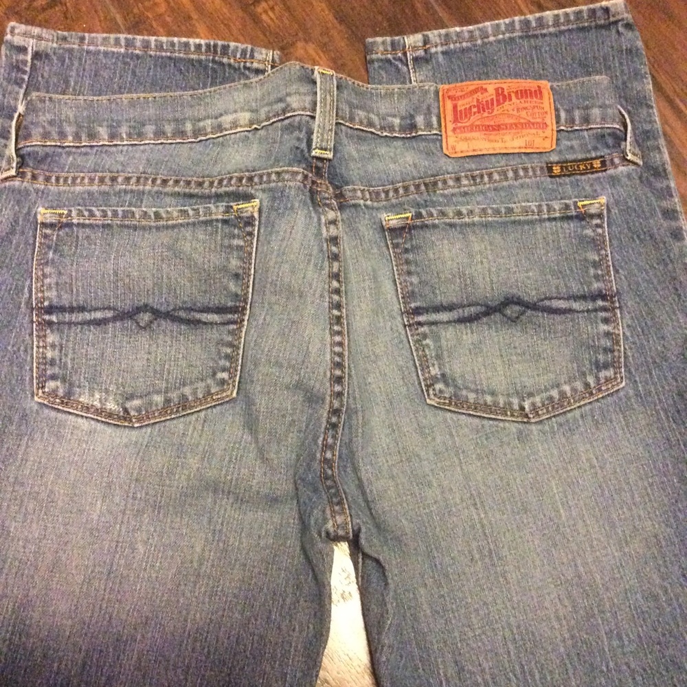Lucky Brand By Gene Montesano Buckle Jeans 8x29